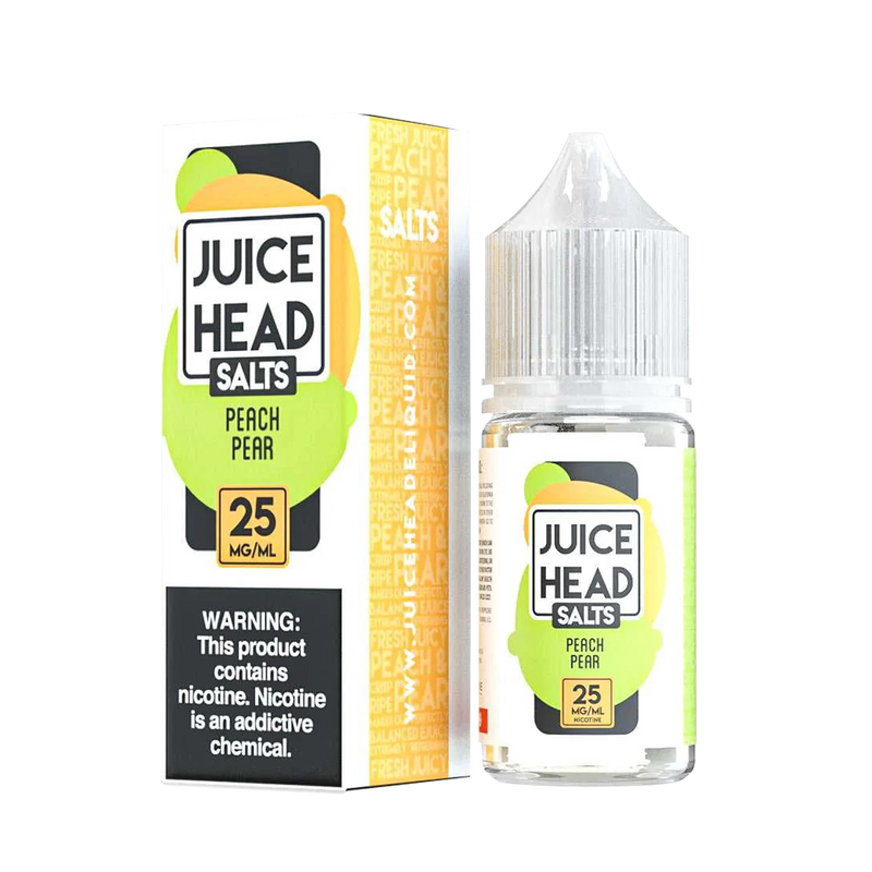 Juice Head - Peach Pear - Salt 30ml  Salt Nicotine  xvape.ma Maroc.