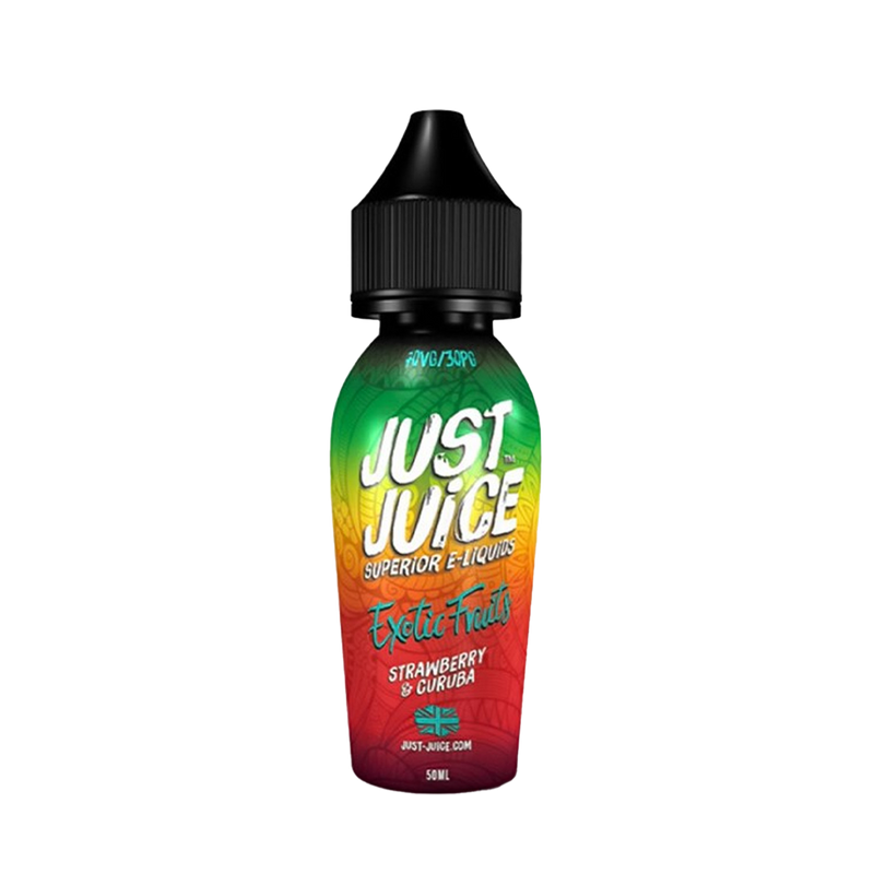 Just Juice Exotic Fruits Strawberry curuba 60ml  E-liquide premium  xvape.ma Maroc.