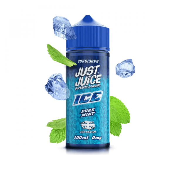 Just Juice Ice Menthe Pure  120ml  E-liquide premium  xvape.ma Maroc.