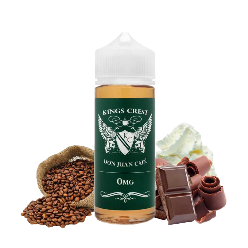 Kings Crest Don Juan Café 120ml  E-liquide premium  xvape.ma Maroc.