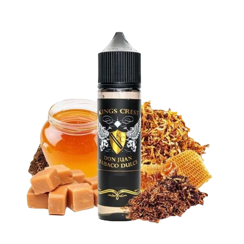 Kings Crest Don Juan Reserve 60ml (version américaine)  E-liquide premium  xvape.ma Maroc.