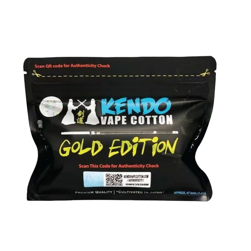 Kendo Vape coton Gold edition  Coton  xvape.ma Maroc.