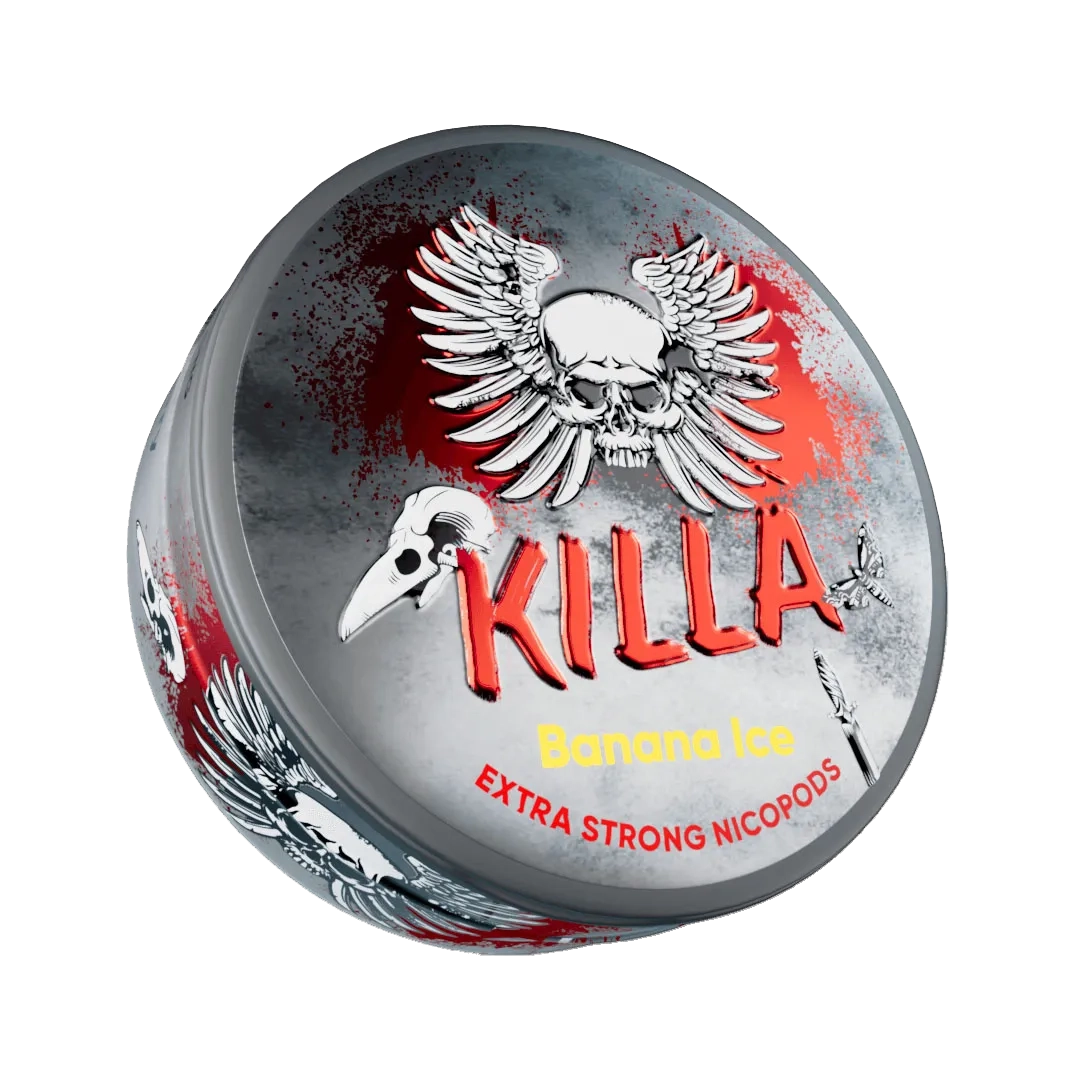 Killa Snus - Banana Ice - 12.8  mg/pouch