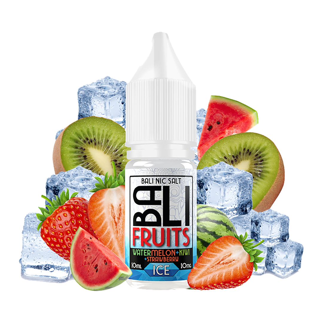 Bali Fruits Watermelon Kiwi Strawberry ICE Salts 10 ml by Kings Crest