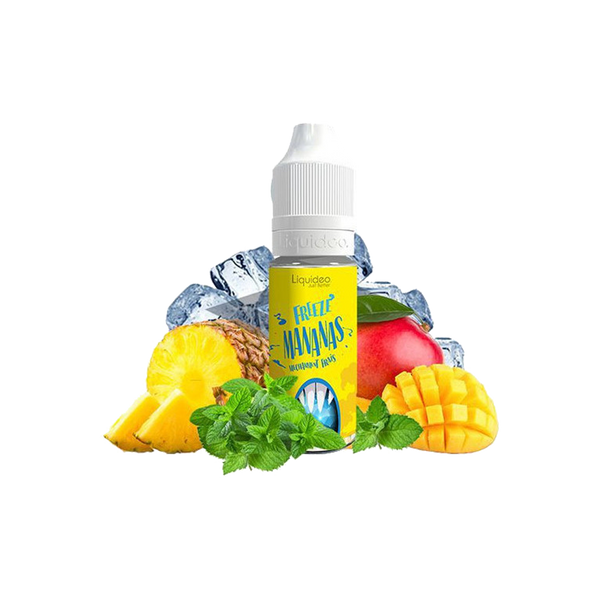 LIQUIDEO FREEZE MANANAS 10ml  E-liquide premium  xvape.ma Maroc.
