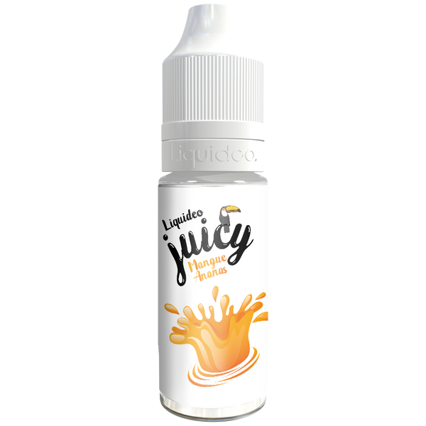 LIQUIDEO Juicy Mangue Ananas 10ml  E-liquide premium  xvape.ma Maroc.