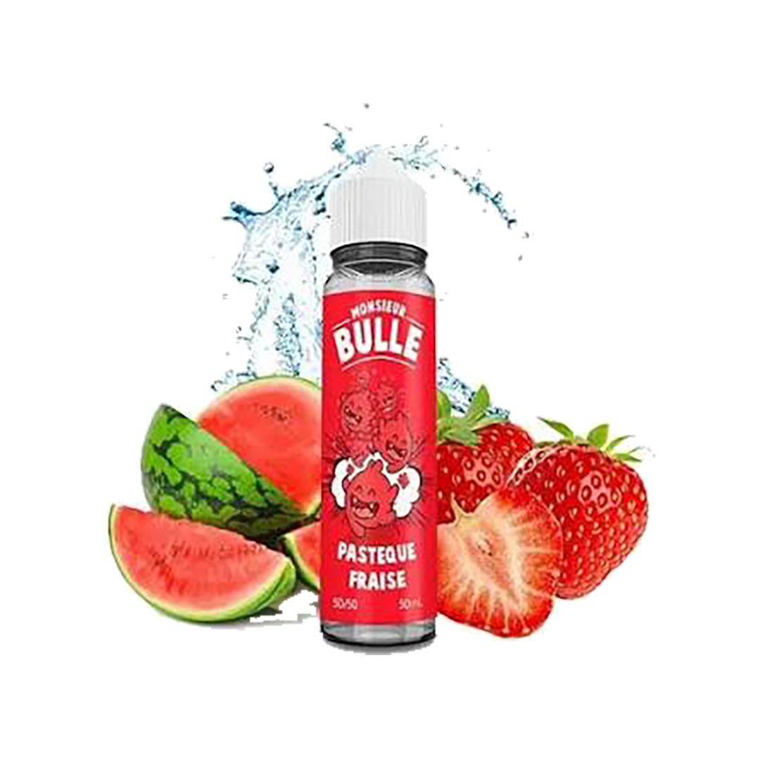 Liquideo - Monsieur Bulle Pastéque Fraise 60ml