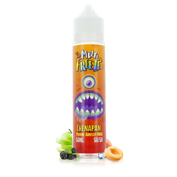 Liquideo -Multi Freeze Chenapan Pomme Abricot Mure 60ml  E-liquide premium  xvape.ma Maroc.
