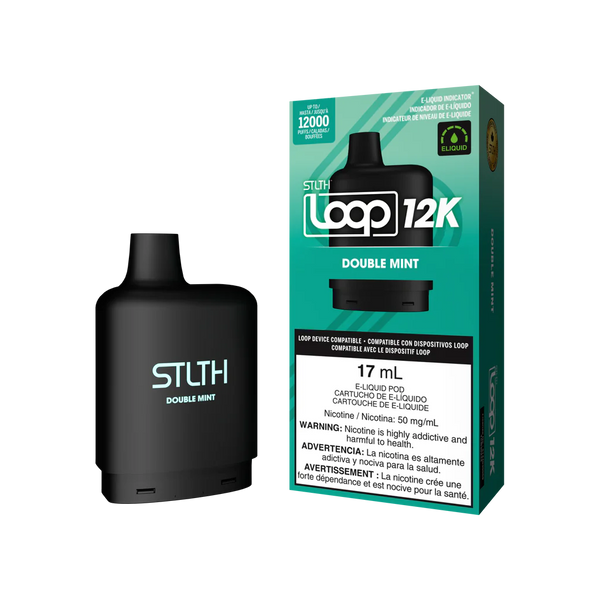Loop - Double Mint - 12K Taffs  Cartouches Pré-Remplies  xvape.ma Maroc.