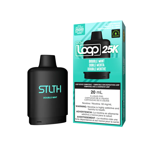 Loop - Double Mint - 25K Puffs  Cartouches Pré-Remplies  xvape.ma Maroc.
