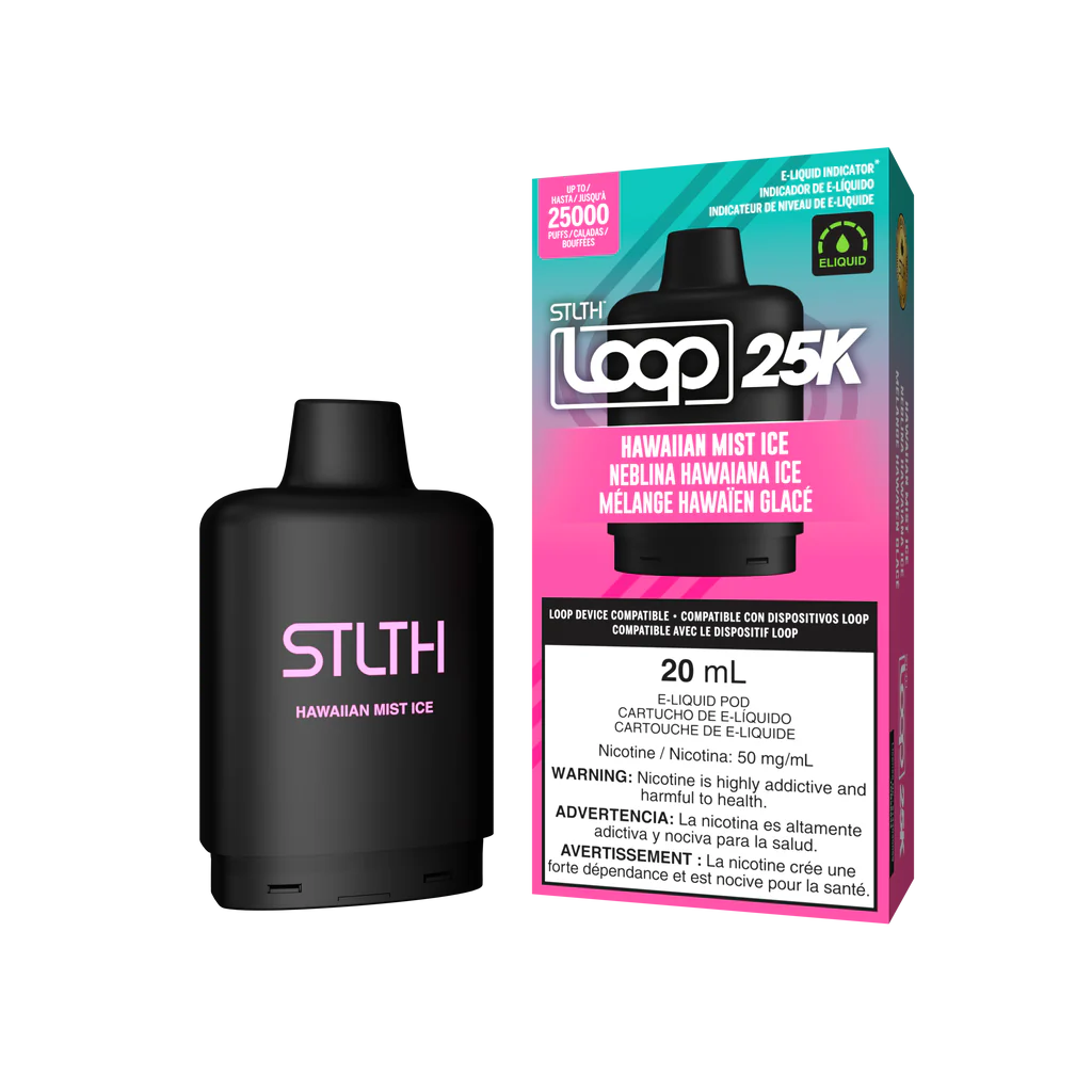 Loop - Hawaiian Mist Ice - 25K Puffs  Cartouches Pré-Remplies  xvape.ma Maroc.