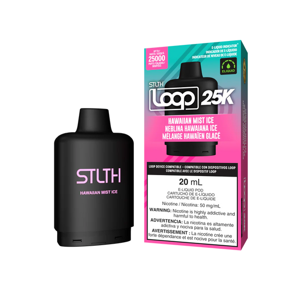 Loop - Hawaiian Mist Ice - 25K Puffs  Cartouches Pré-Remplies  xvape.ma Maroc.
