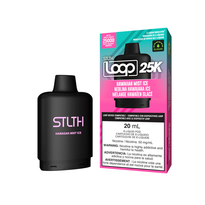 Loop - Hawaiian Mist Ice - 25K Puffs  Cartouches Pré-Remplies  xvape.ma Maroc.