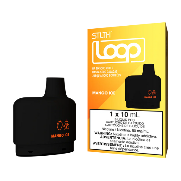 Loop - Mango Ice - 5000 Taffs  Cartouches Pré-Remplies  xvape.ma Maroc.