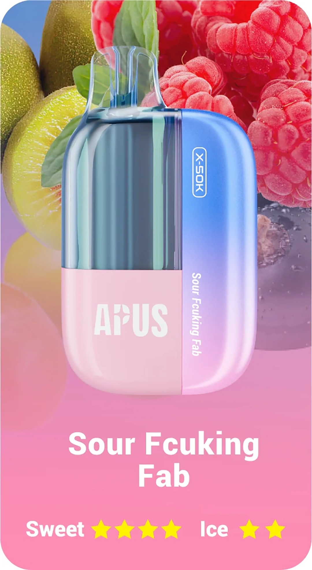 Lost Vape Apus 30k - Sour Fcuking Fab - 5%
