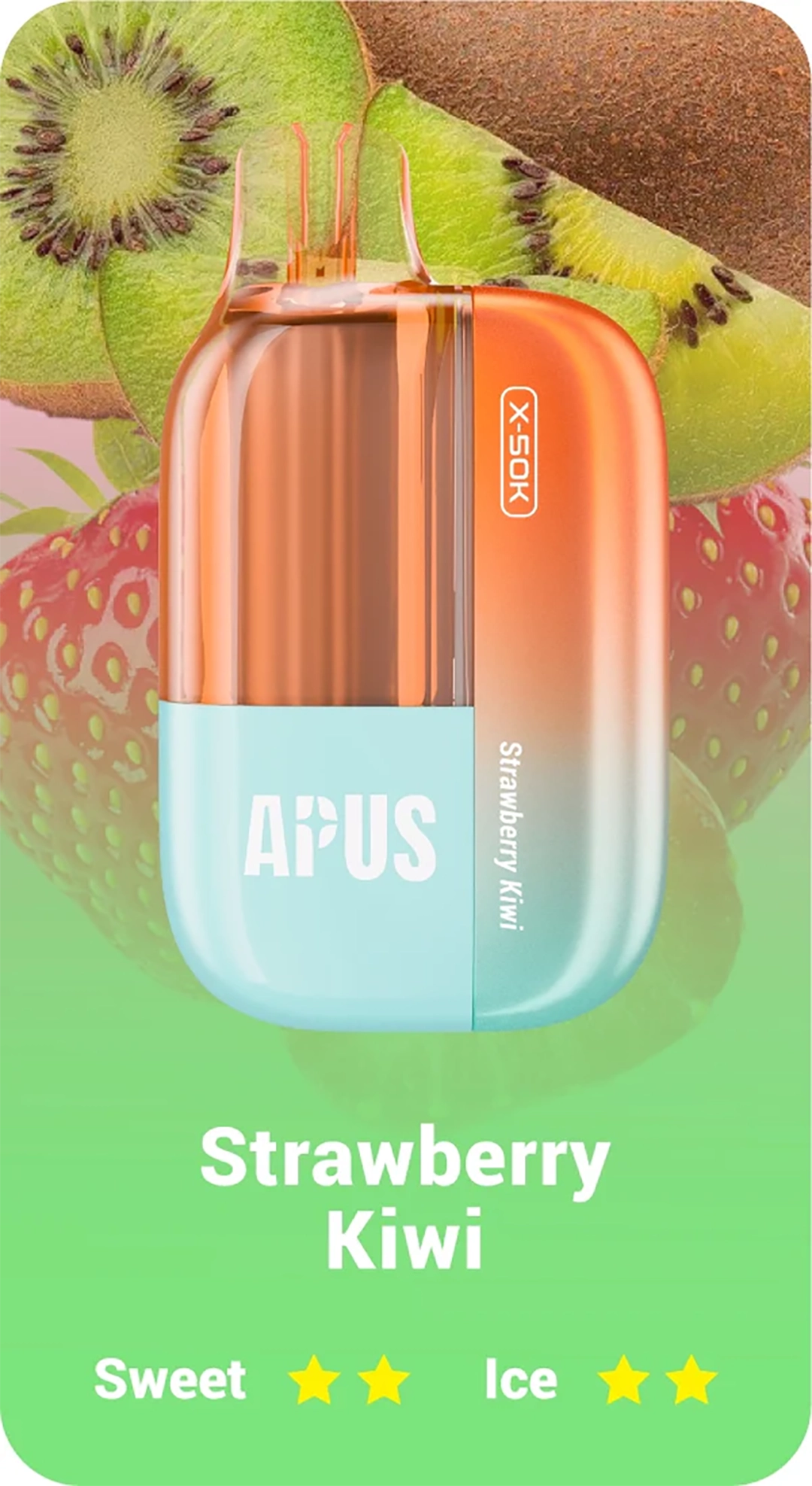 Lost Vape Apus 30k - Strawberry Kiwi - 5%