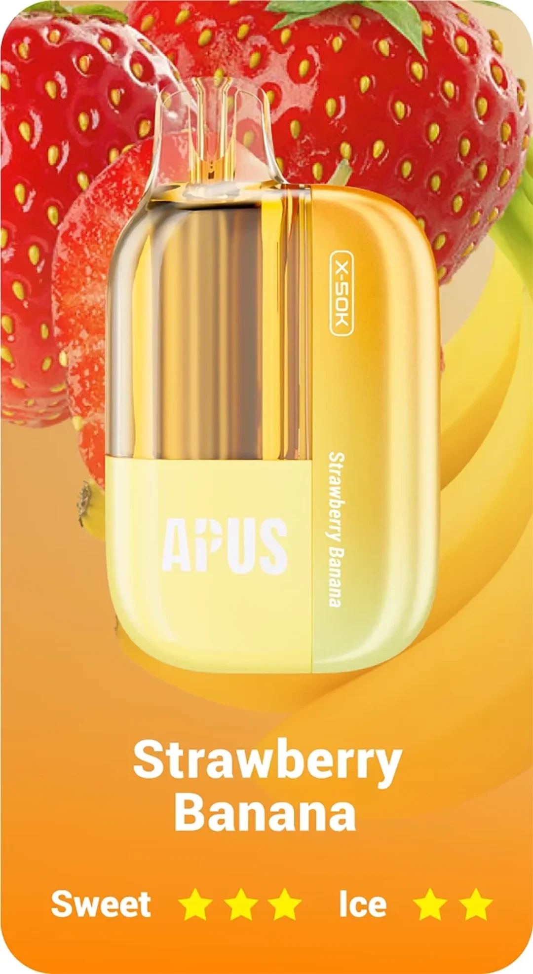 Lost Vape Apus X 50k - Strawberry Banana - 5%