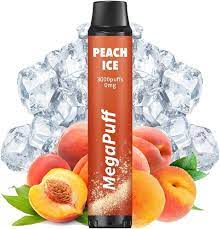 MegaPuff Peach Ice - 3000 Puff - 0mg