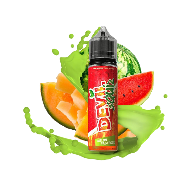 Melon Pastèque Devil Squiz Avap 60ml  E-liquide premium  xvape.ma Maroc.