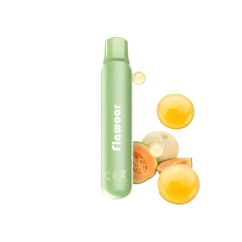 Flawoor 600puffs Melon Miel  Jetable  xvape.ma Maroc.