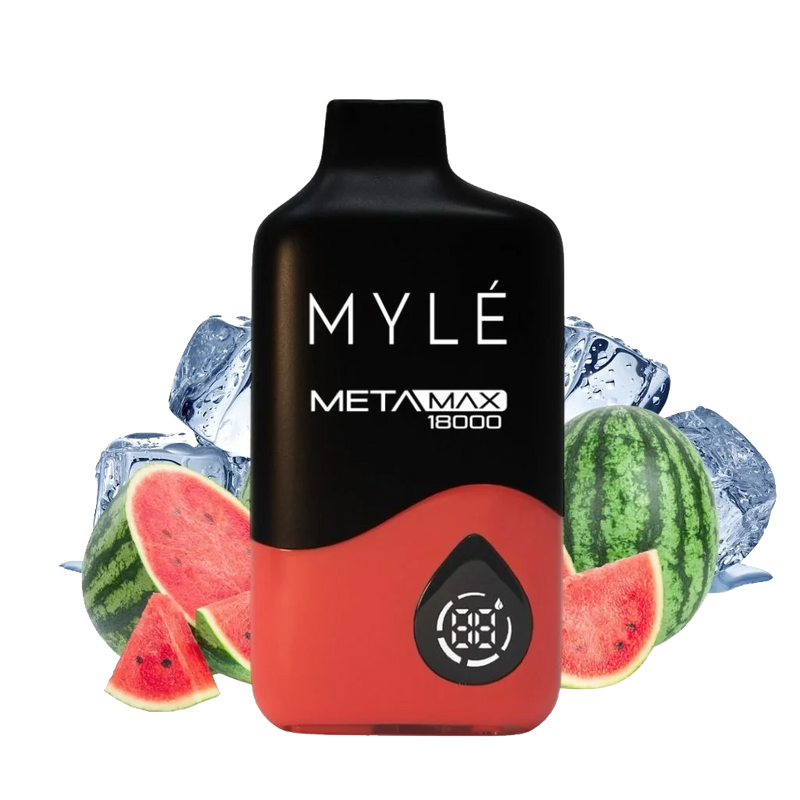 Myle META MAX 18000 Puffs - Iced Watermelon 5%  Jetable  xvape.ma Maroc.
