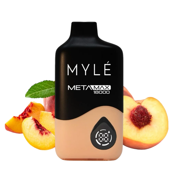 Myle META MAX 18000 Puffs - Sweet Peach 5%  Jetable  xvape.ma Maroc.