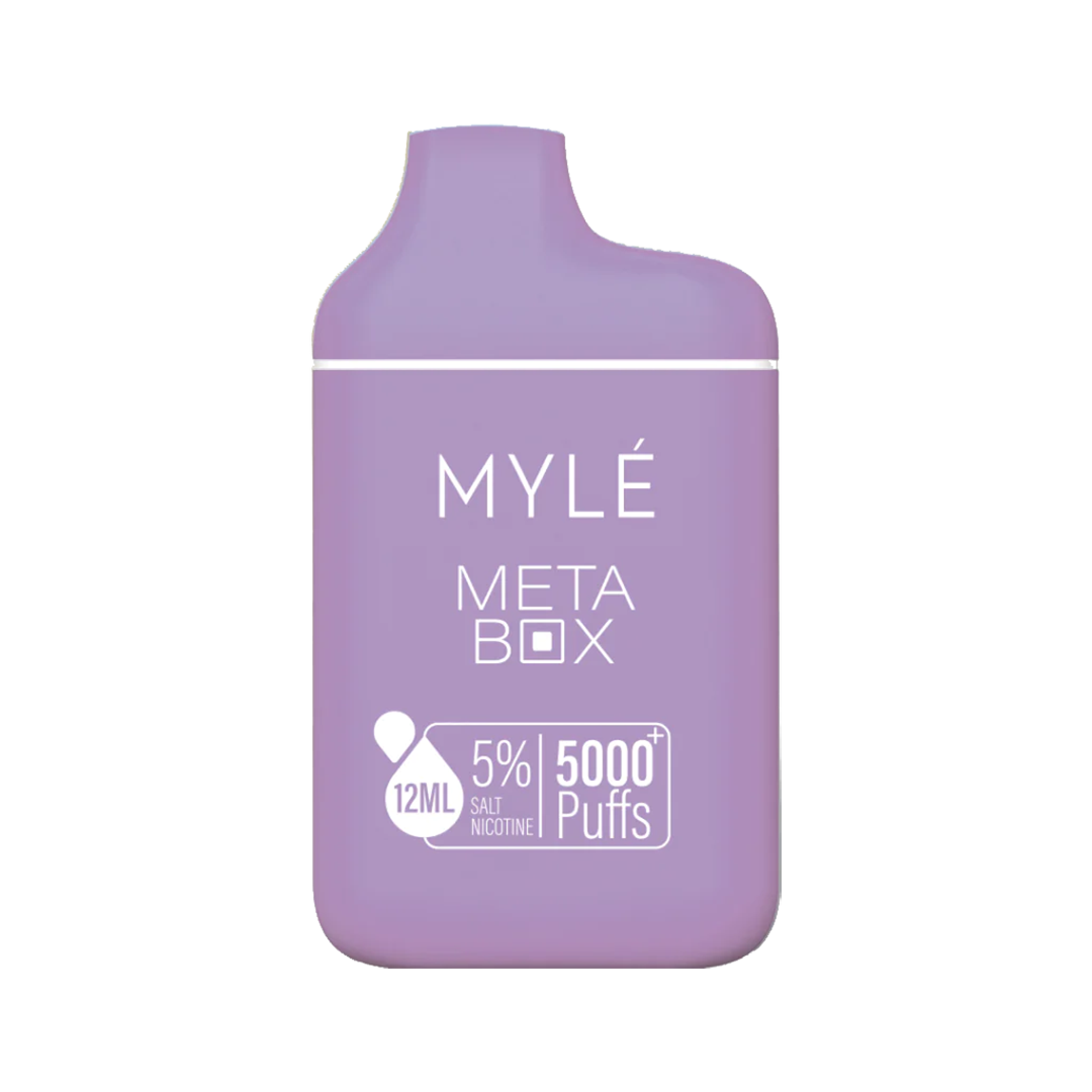 Myle Meta Box - White Grape 5K - 5%  Jetable  xvape.ma Maroc.
