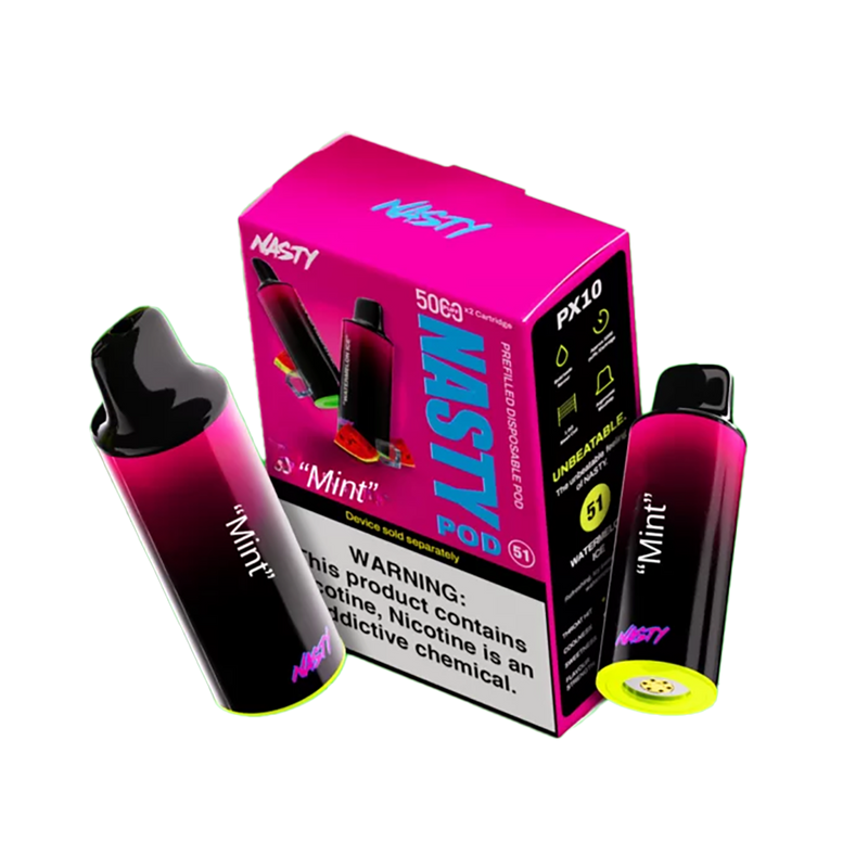 Nasty Pod 5k - Mint  Cartouches Pré-Remplies  xvape.ma Maroc.