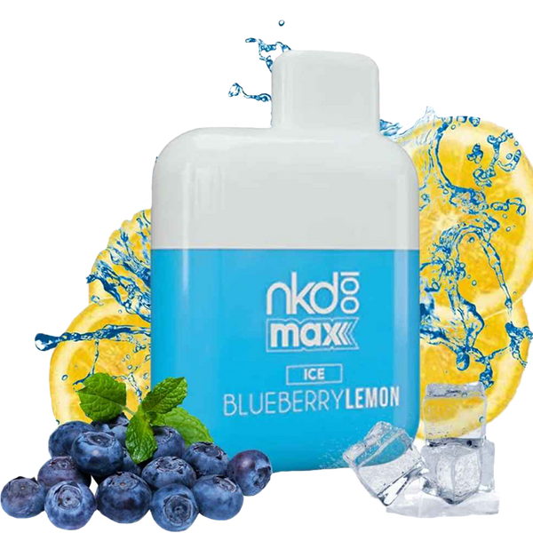 NKD 100 Max 4500 Tafs - BLUEBERRY LEMON (ice)- E-cigarette Jettable 5%