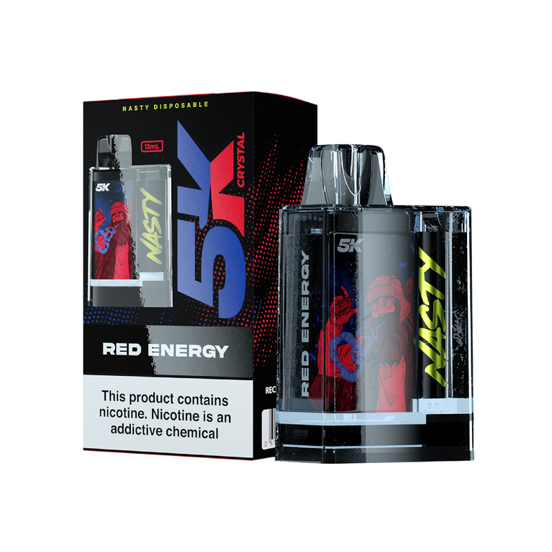 Nasty 5k Crystal - RED ENERGY 5000 puffs 5%
