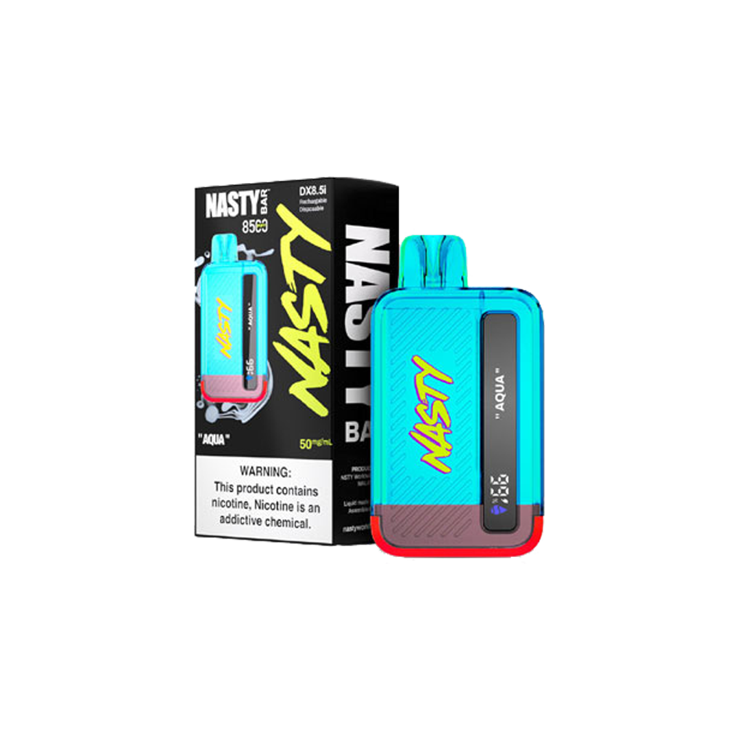 Nasty 8.5K - AQUA 8500 puffs 2% / 5%  Jetable  xvape.ma Maroc.