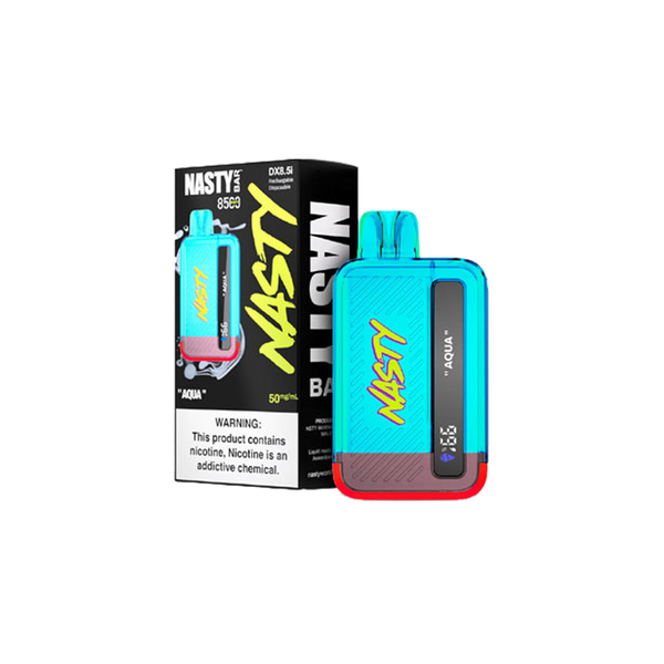 Nasty 8.5K - AQUA 8500 puffs 2% / 5%  Jetable  xvape.ma Maroc.