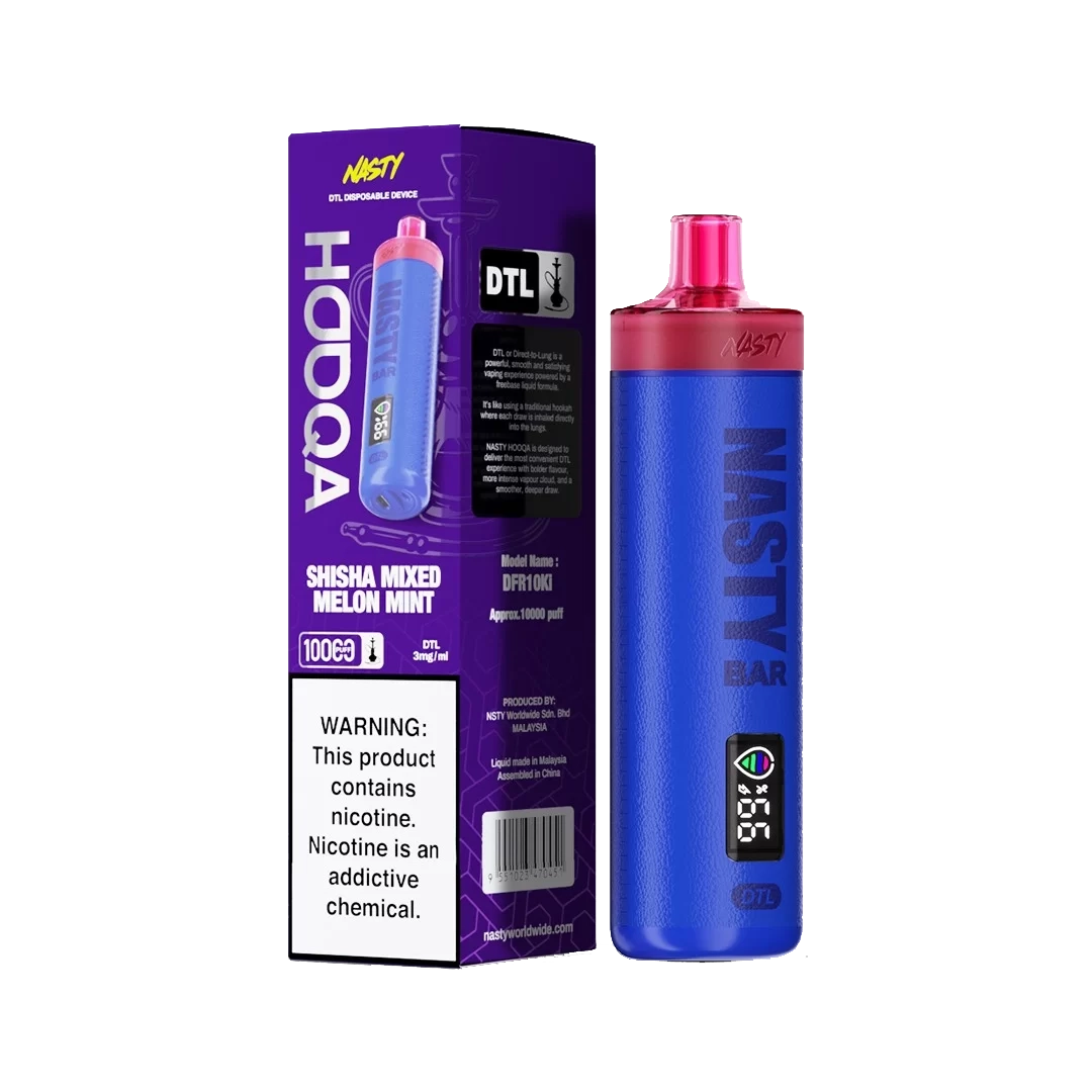 Nasty HOOQA 10K - Shisha Mixed - 3mg  Jetable  xvape.ma Maroc.