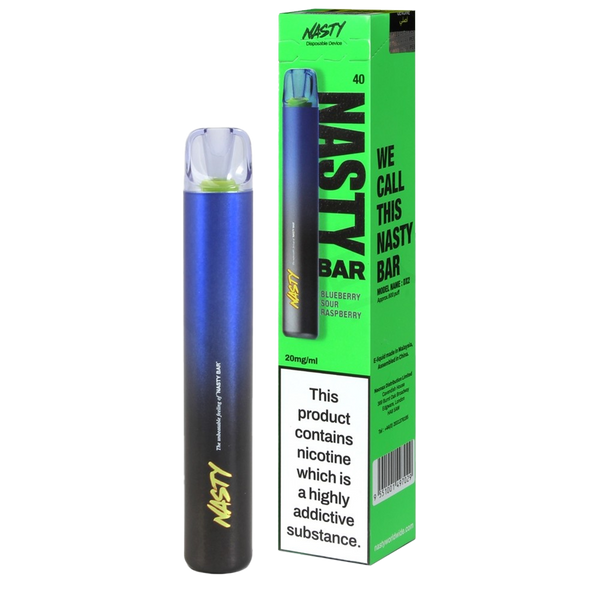 Nasty DX2 - Bluberry Sour Raspberry  600 Taffs  - 20mg  Jetable  xvape.ma Maroc.