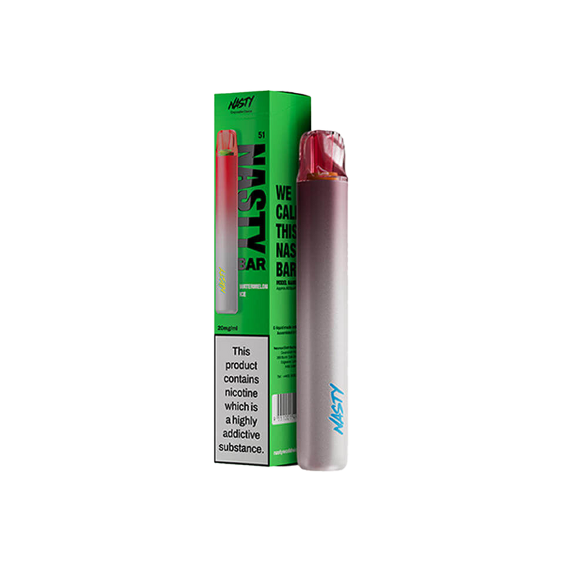 Nasty DX2 - Watermelon Ice 600 Taffs - 20mg  Jetable  xvape.ma Maroc.
