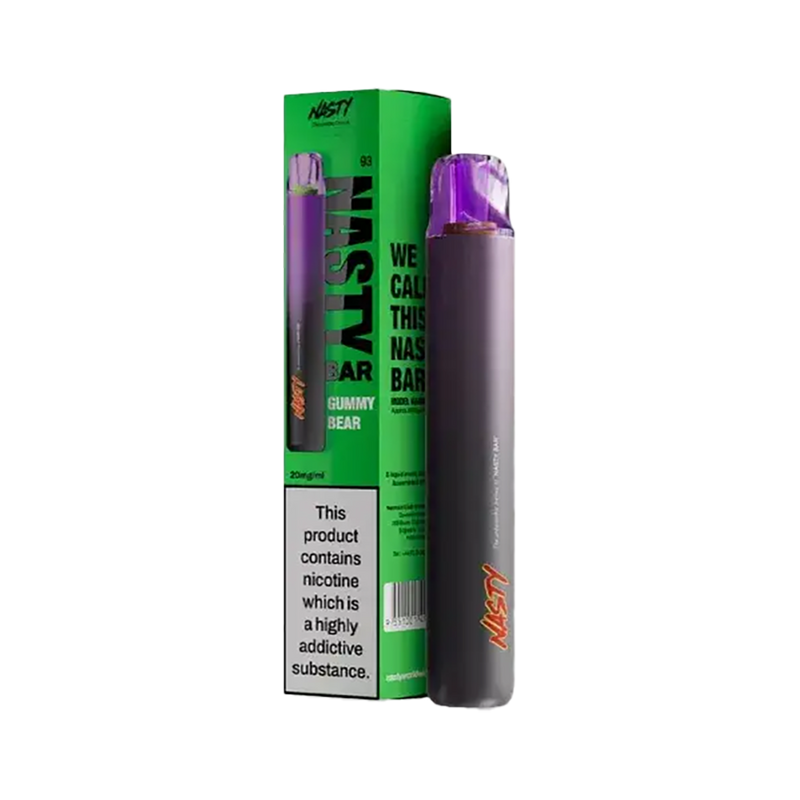 Nasty DX2 - Gummy Bear 600 Taffs  - 20mg  Jetable  xvape.ma Maroc.