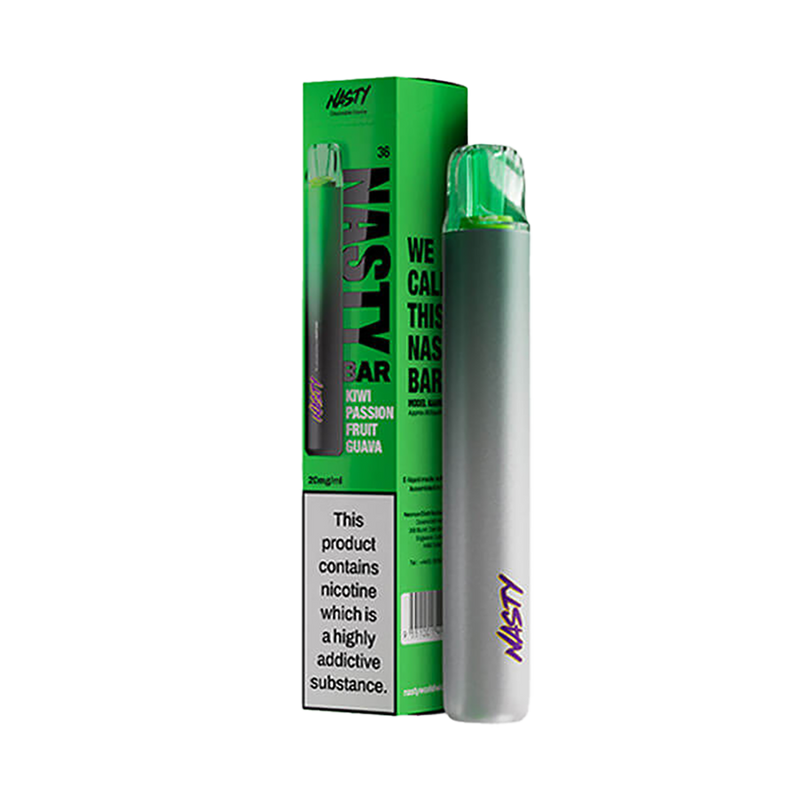 Nasty DX2 - Kiwi Passion Fruit Guava 600 Taffs  - 20mg  Jetable  xvape.ma Maroc.