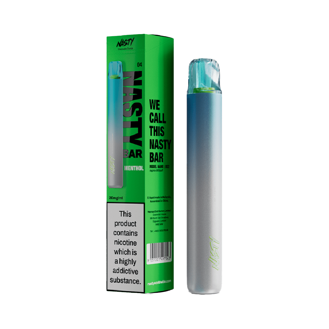 Nasty DX2 - Menthol 600 Taffs  - 20mg  Jetable  xvape.ma Maroc.