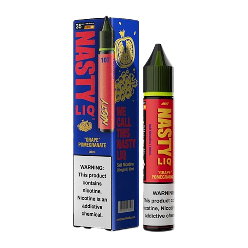 Nasty Liq 30ml - Grape Pomegranate  Salt Nicotine  xvape.ma Maroc.