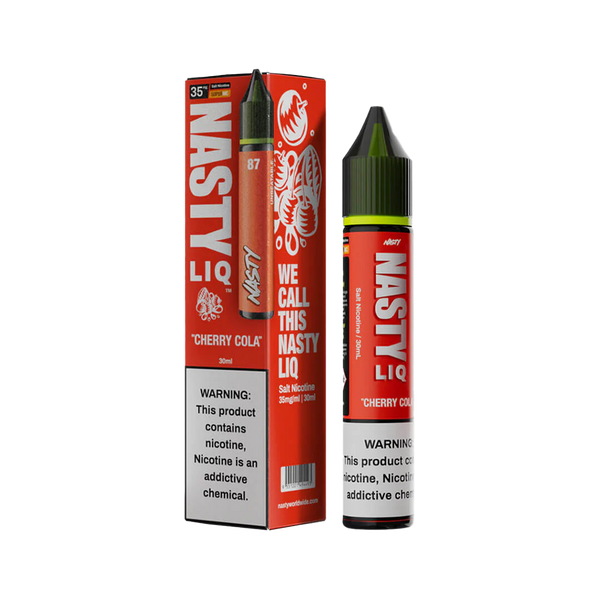 Nasty Liq 30ml - Cherry Cola  Salt Nicotine  xvape.ma Maroc.
