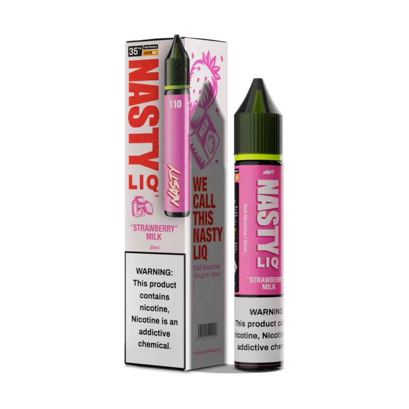 Nasty Liq 30ml - Strawberry Milk  Salt Nicotine  xvape.ma Maroc.