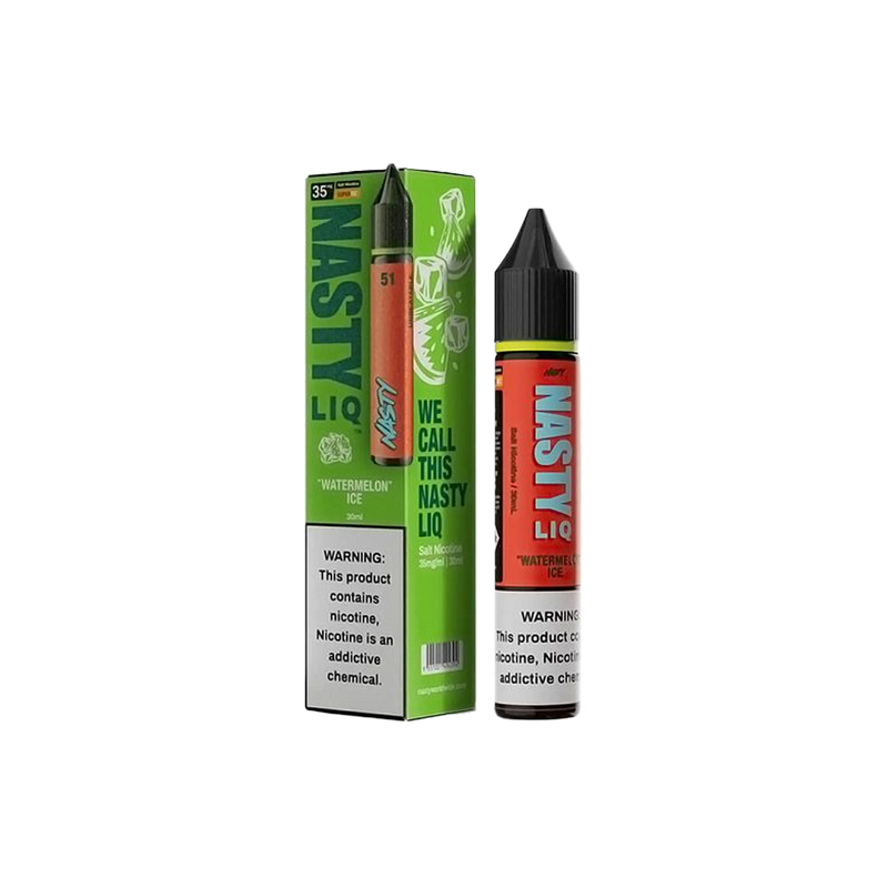 Nasty Liq 30ml - Watermelon Ice  Salt Nicotine  xvape.ma Maroc.