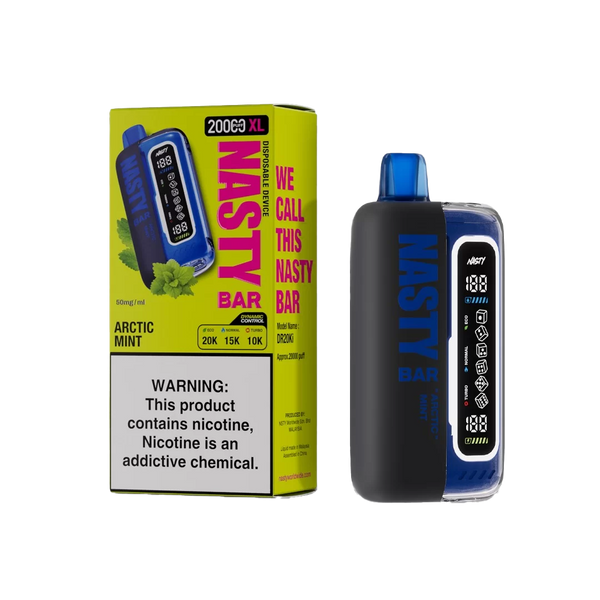 Nasty XL Turbo 20K - Arctic Mint - 5%  Jetable  xvape.ma Maroc.