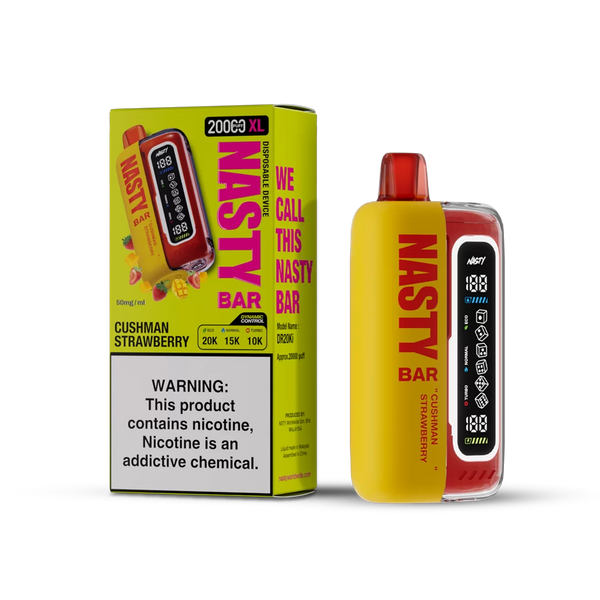 Nasty XL Turbo 20K - Cushman Strawberry - 5%  Jetable  xvape.ma Maroc.