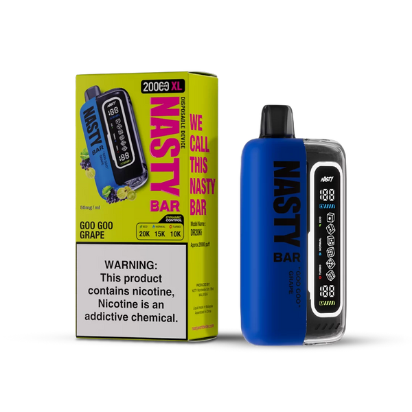 Nasty XL Turbo 20K - Go Go Grape - 5%  Jetable  xvape.ma Maroc.