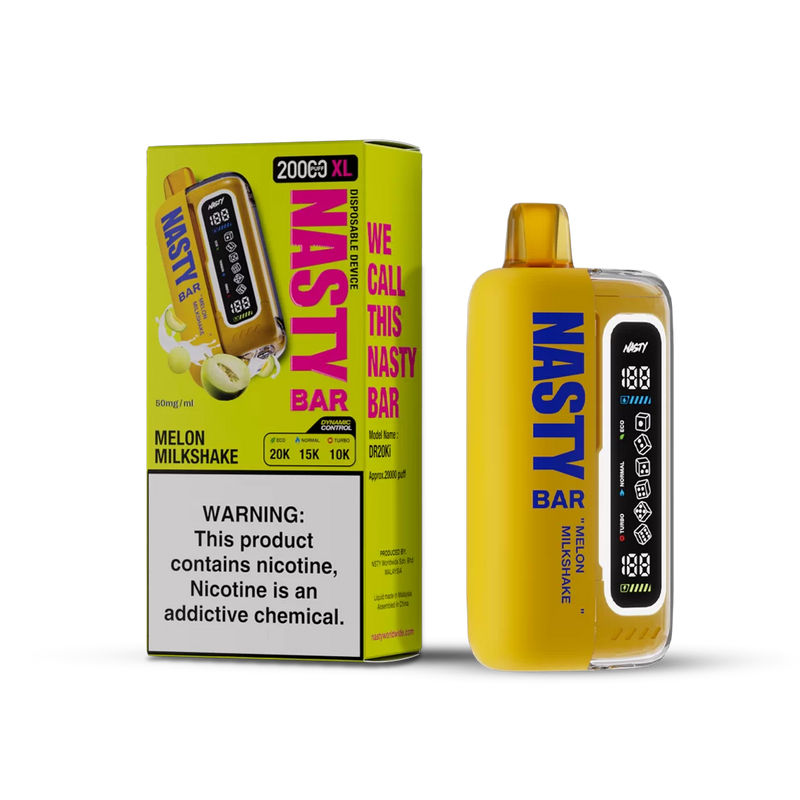 Nasty XL Turbo 20K - Melon Milkshake - 5%  Jetable  xvape.ma Maroc.