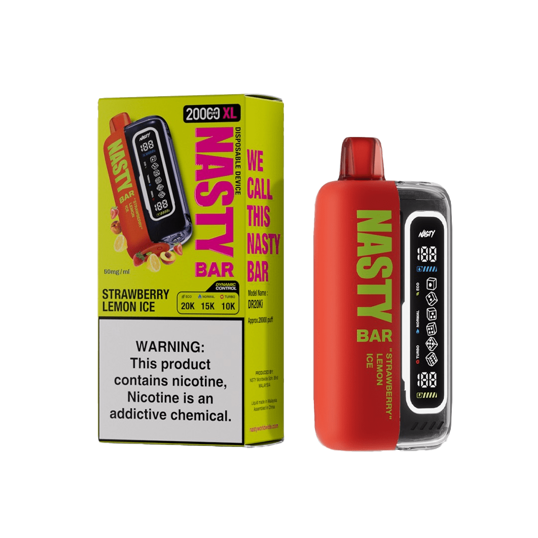 Nasty XL Turbo 20K - Strawberry Lemon Ice - 5%  Jetable  xvape.ma Maroc.