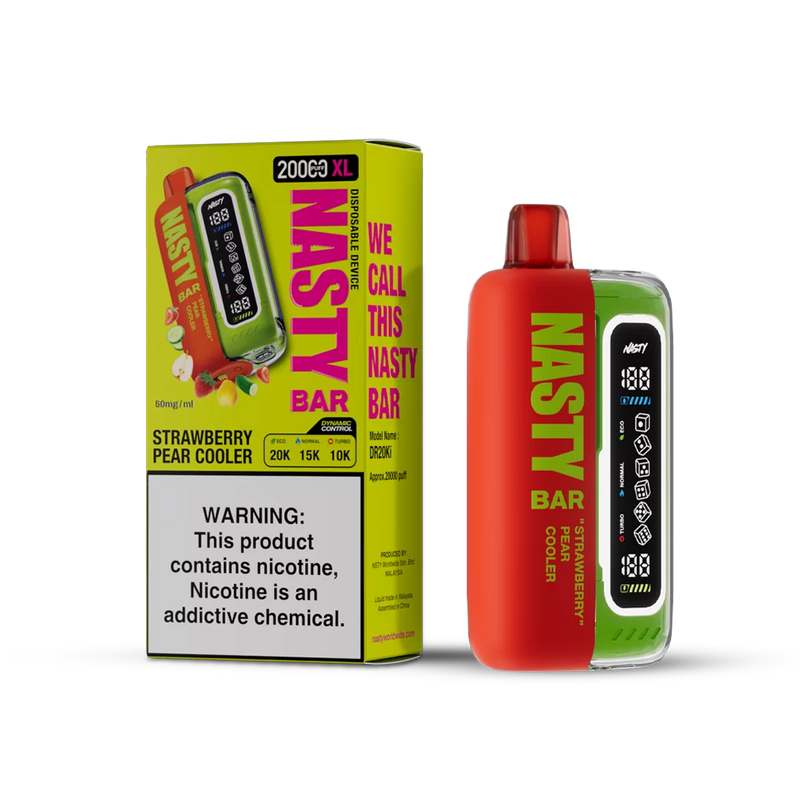 Nasty XL Turbo 20K - Strawberry Pear Cooler  - 5%  Jetable  xvape.ma Maroc.