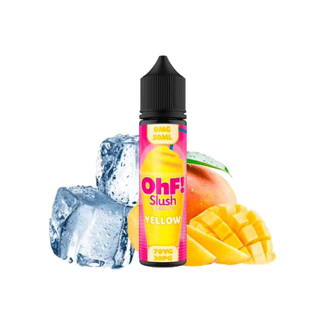 Ohf Slush Yellow Slush 60ML  E-liquide premium  xvape.ma Maroc.