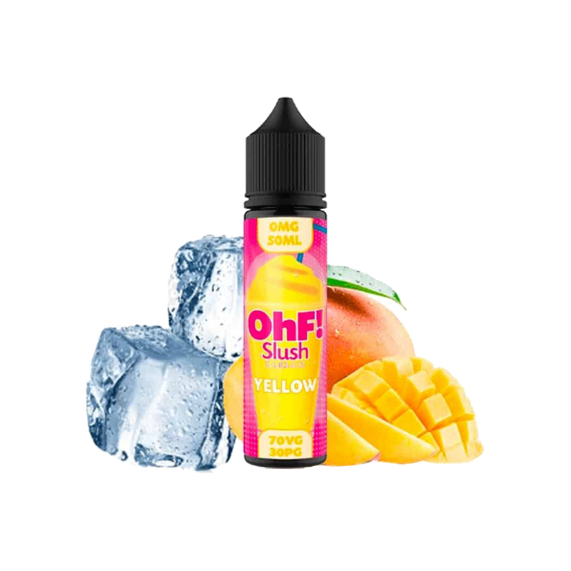 Ohf Slush Yellow Slush 60ML  E-liquide premium  xvape.ma Maroc.